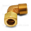 BRASS NPT M -02 X COPPER TUBE -06; 90° ELBOW