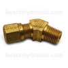 BRASS NPT M -06 X DOT NYLON COMP -06; 45° ELBOW