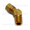 BRASS NPT M -06 X DOT NYLON COMP -06; 45° ELBOW