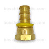 BRASS JIC/SAE 45 F -08 X PUSH ON -10