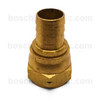 BRASS JIC/SAE 45 F -08 X PUSH ON -10