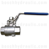 2 PIECE BALL VALVE STAINLESS STEEL 1" NPT F 1000 PSI