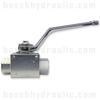 BALL VALVE; 2 WAY, 1/4" ORB 7250 PSI