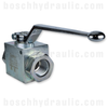 BALL VALVE; 2 WAY, 3/4" ORB 7250 PSI