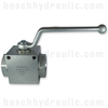 BALL VALVE; 2 WAY, 1-1/2" ORB 5075 PSI