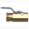 MINI BALL VALVE 1/4" NPT F BRASS