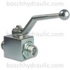 BALL VALVE: 2-WAY, 12S DIN M 7250 PSI