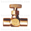 NEEDLE VALVE; 1/4 NPT F X 1/4 NPT F 350 PSI BRASS