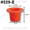 IND REF 229-Z PLASTIC TAPERED PLUG