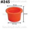IND REF 245 TAPERED PLASTIC PLUG
