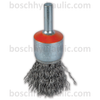 MOUNTED BRUSH WITH CRIMPED WIRE 3/4