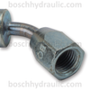 FITTING - 45° FEMALE SWIVEL 3/8" - 24 UNF 37° DOUBLE FLARE