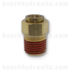 DOT PUSH-IN -06 NPT M X -06 TUBE BRASS