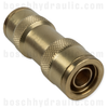 3/8" DOT PUSH-IN TUBE UNION BRASS