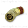 DOT PUSH-IN 45° -04 NPT M X -06 TUBE BRASS