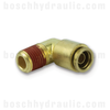 DOT PUSH-IN 90° -06 NPT M X -04 TUBE BRASS