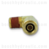 DOT PUSH-IN 90° -06 NPT M X -04 TUBE BRASS