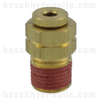 -02 NPT MALE X -02 TUBE PUSH IN BRASS