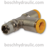 DOT PUSH-IN RUN TEE -04 NPT M X -06 TUBE