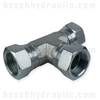 -02 BSPP FEMALE X -02 BSPP FEMALE BRANCH TEE SWIVEL