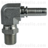 -04 NPT MALE SWIVEL X -06 HOSE X SERIES BLOCK ELBOW 90°