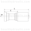 B SERIES: -16 CODE 62 X -20 HOSE