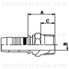 -08 NPT MALE X -12 HOSE X SERIES
