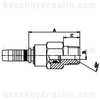 -08 NPT MALE SWIVEL X -08 HOSE X SERIES