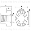 -24 CODE 61 MALE X -24 NPT FEMALE BLOCK KIT