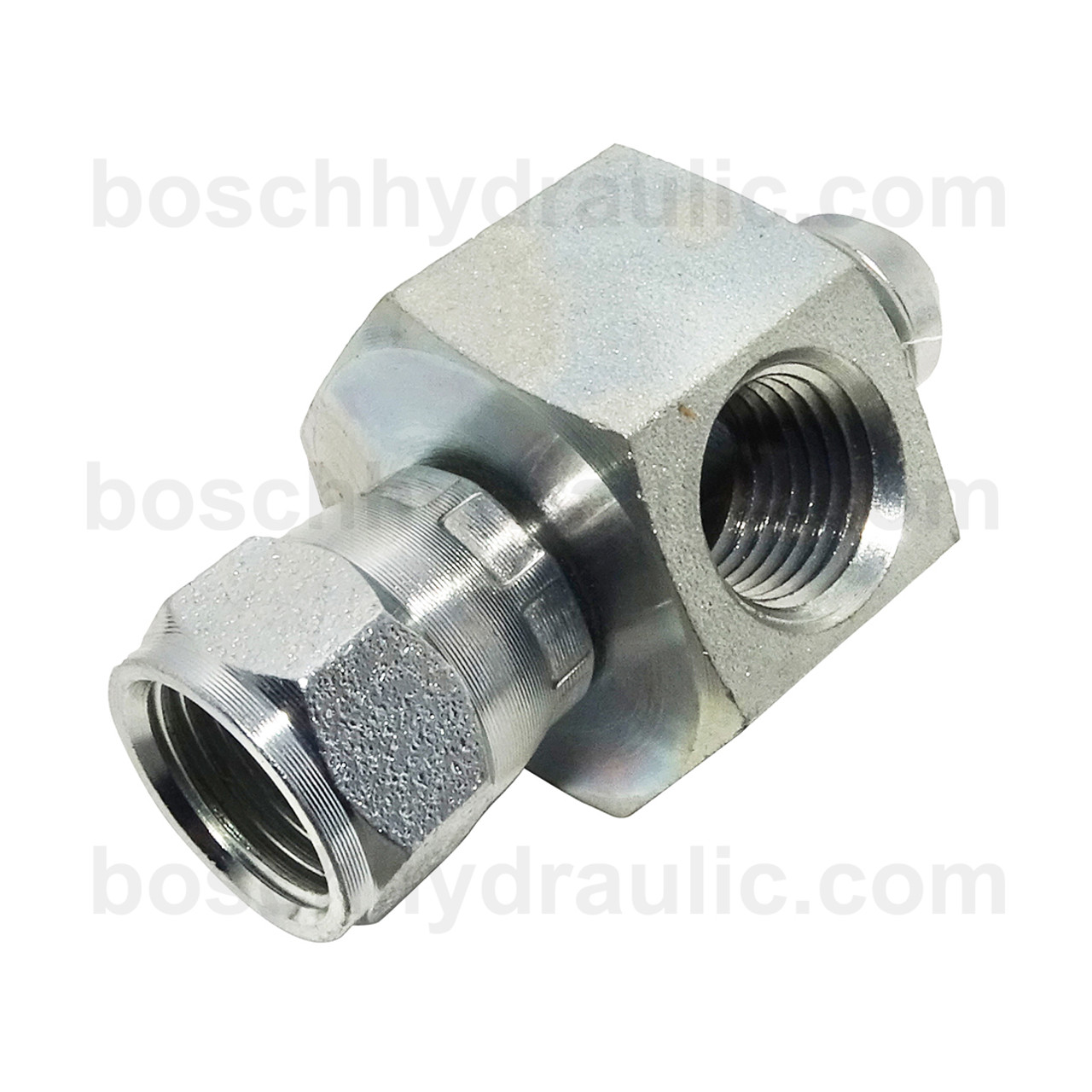 JIC M x F -12 X NPT F -04, RUN TEE