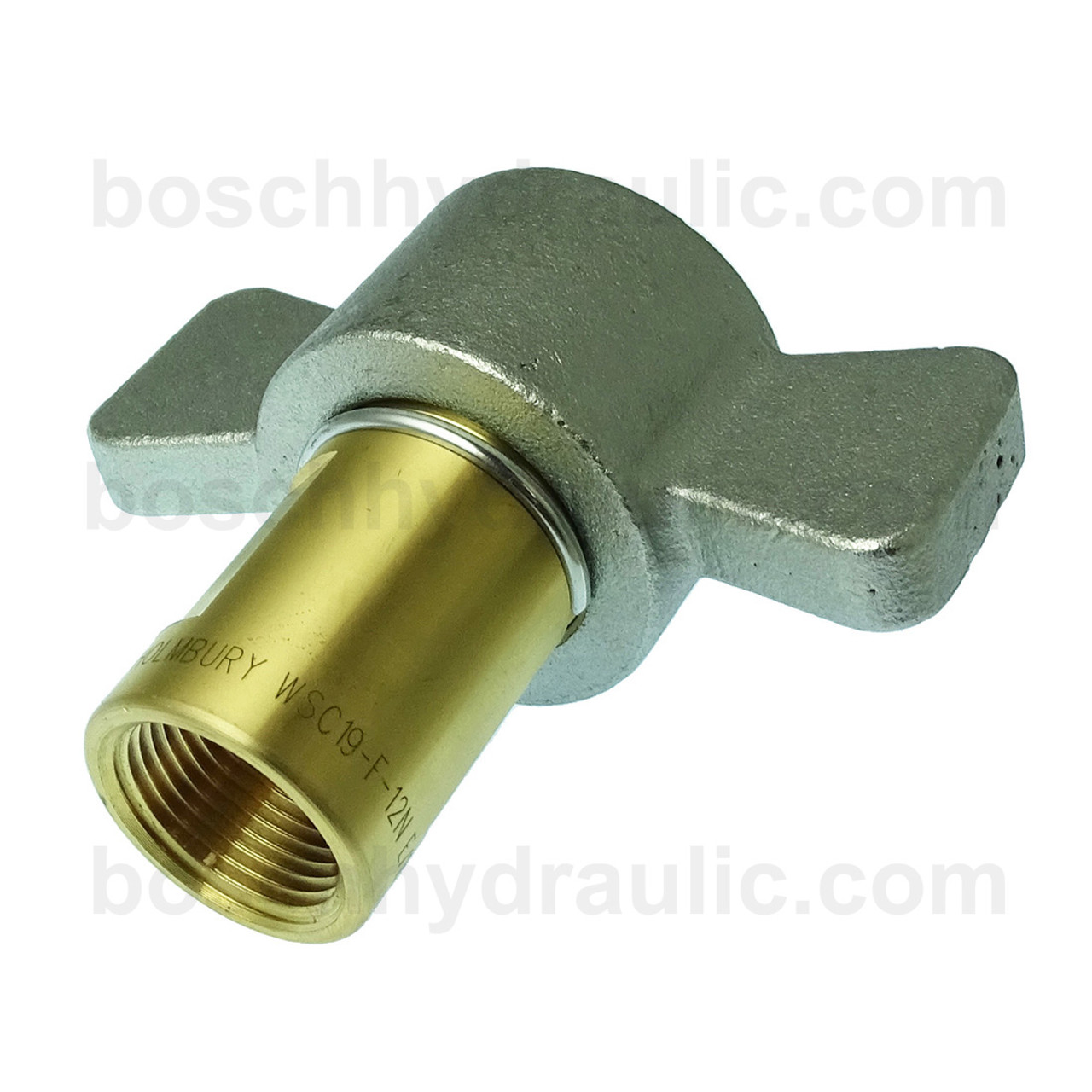 Wing Style Coupler -12 X NPTF -12