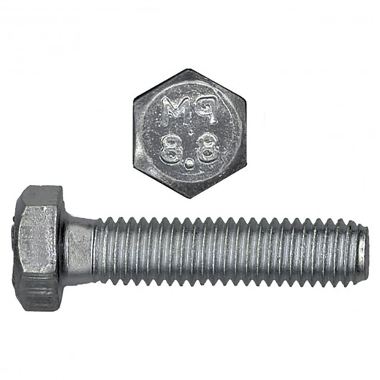 M18-2.50X150 MET HEX BOLT 8.8 PLTD
