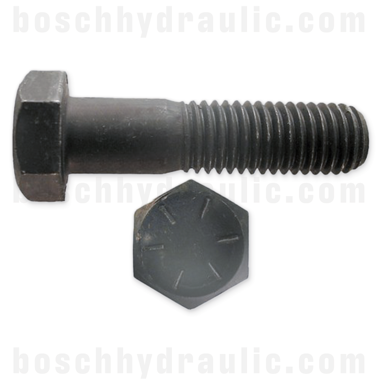 1-8 X 5" HEX HEAD CAP SCREW GRADE 8 UNC BARE METAL