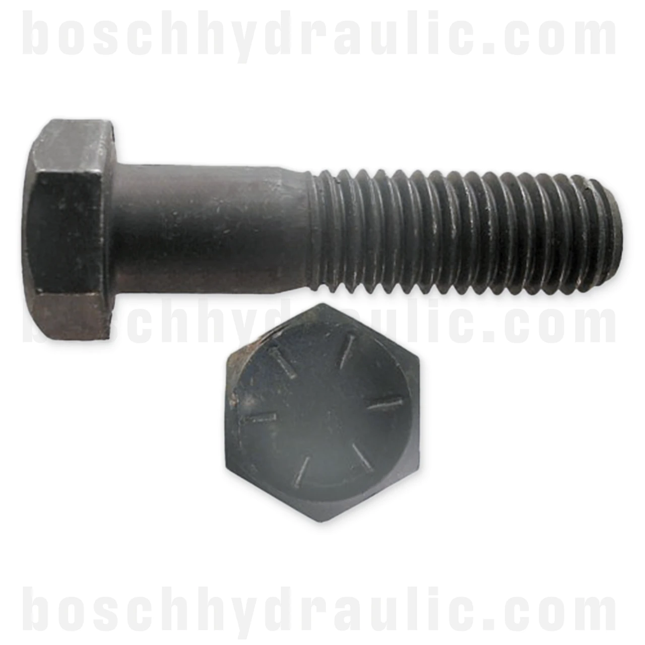 9/16-12 X 4" HEX HEAD CAP SCREW GRADE 8 UNC BARE METAL