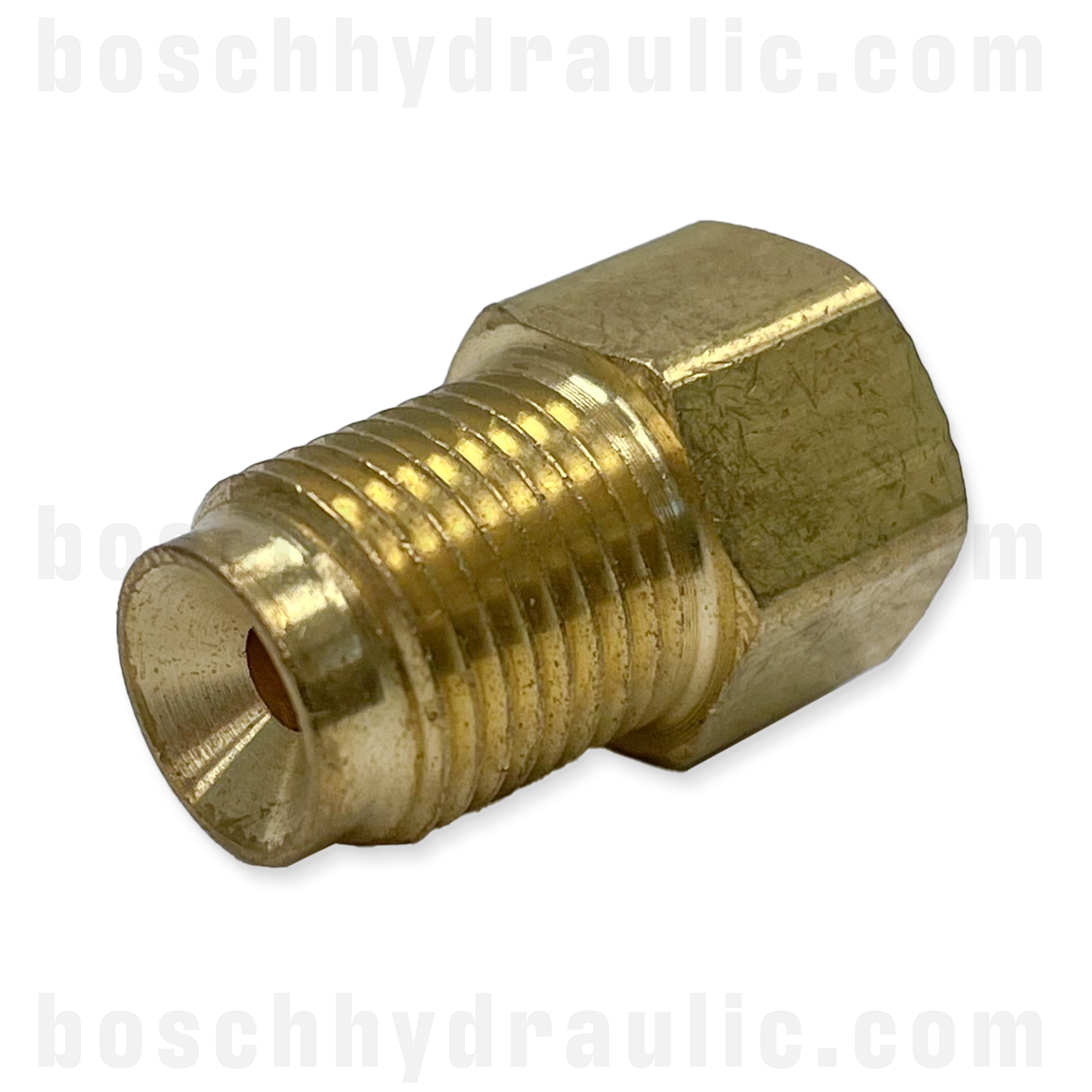 DUAL MASTER CYLINDER ADAPTER 5/16" F INVERTED FLARE 3/16" M INVERTED FLARE BRASS