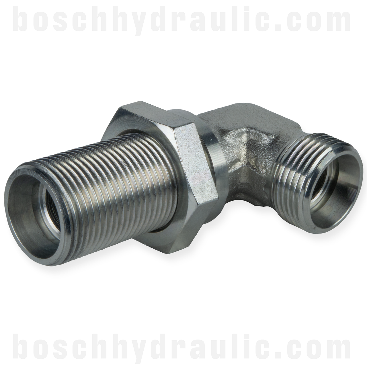 08S DIN BULKHEAD MALE X 08S DIN MALE 90° WITH LOCKNUT
