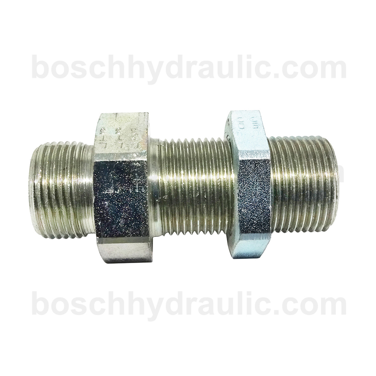 DIN Bulkhead Male 15L X DIN Male 15L With Locknut