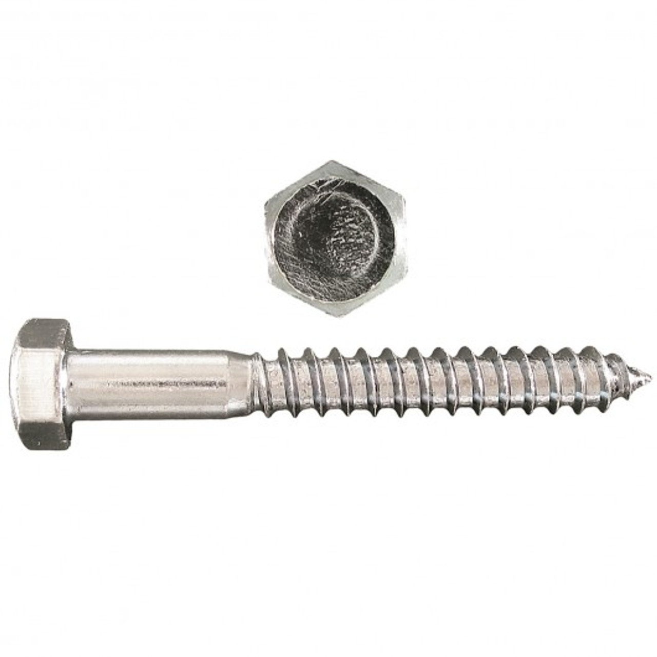 1/2" X 7" HEX LAG BOLT PLTD