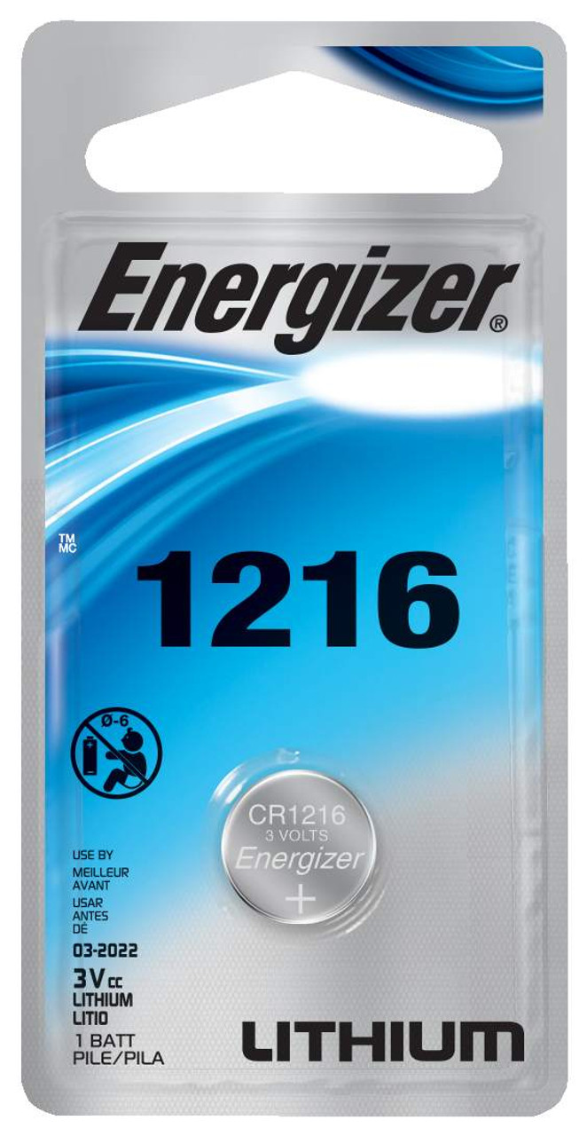 Energizer 1216 Lithium Coin Battery, 1-Pack