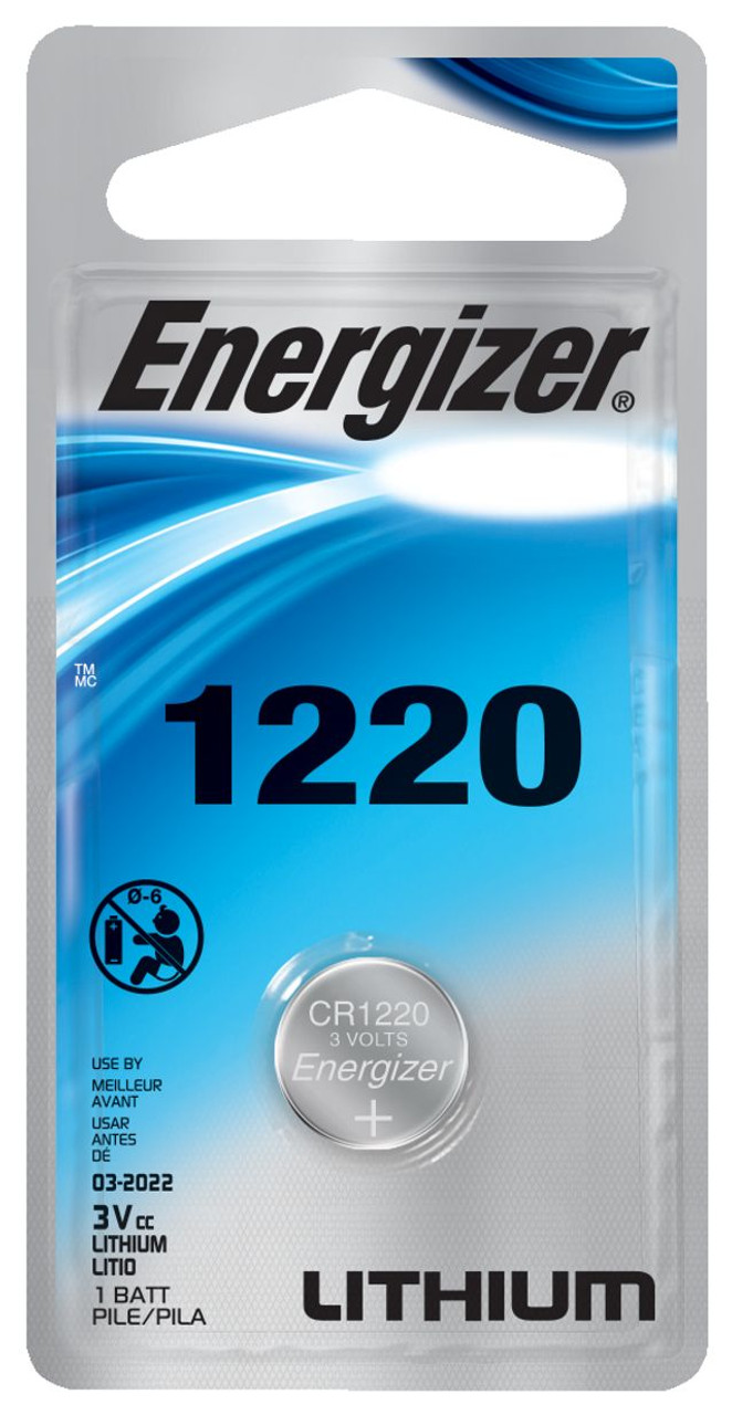 Energizer 1220 Lithium Coin Battery, 1-Pack