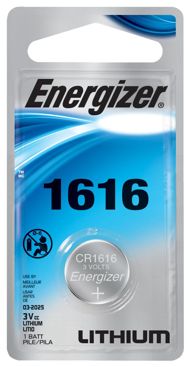 Energizer 1616 Lithium Coin Battery, 1-Pack