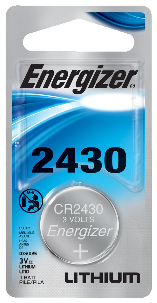 Energizer 2430 Lithium Coin Battery, 1-Pack