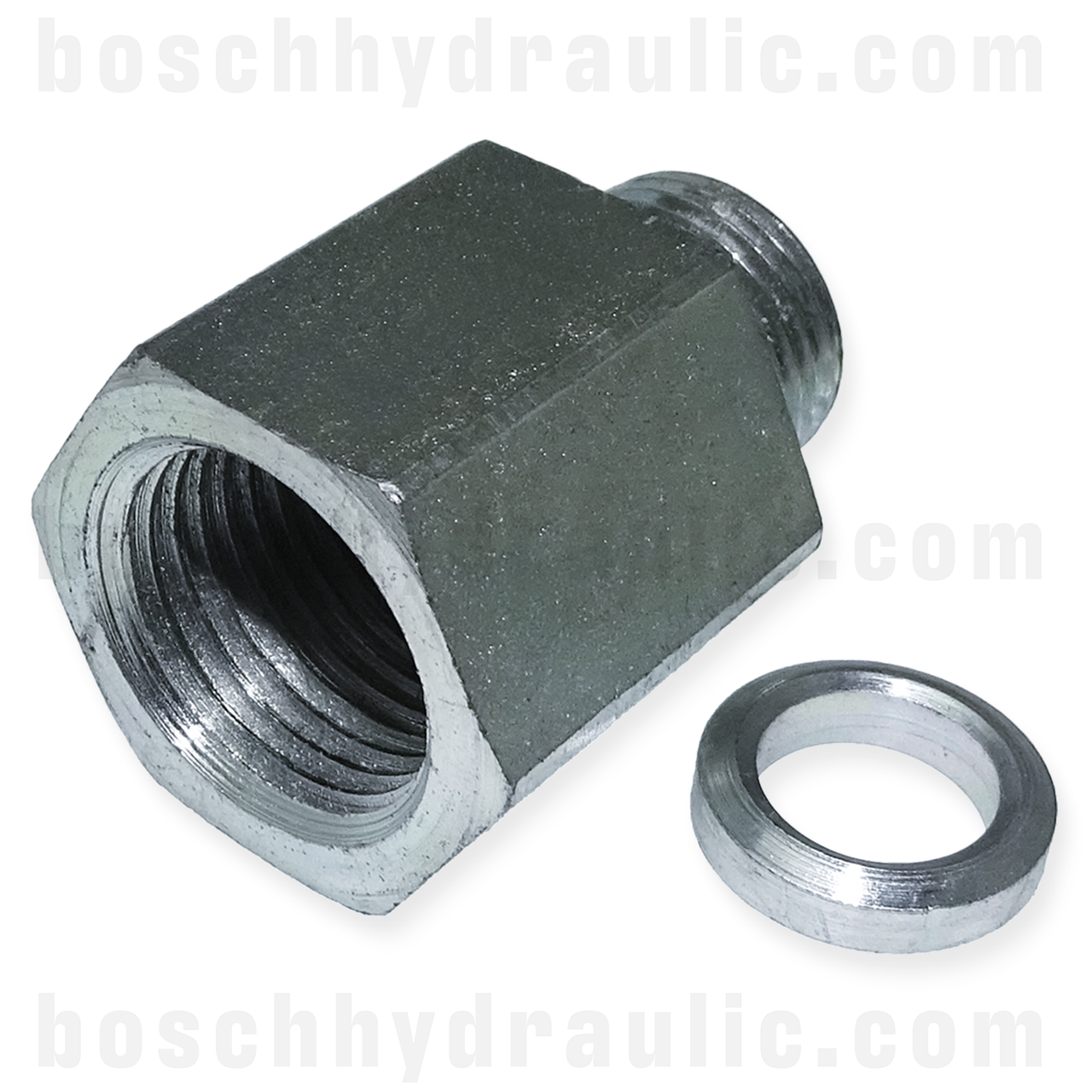 -04 BSPP FEMALE X 12L DIN MALE GAUGE ADAPTER