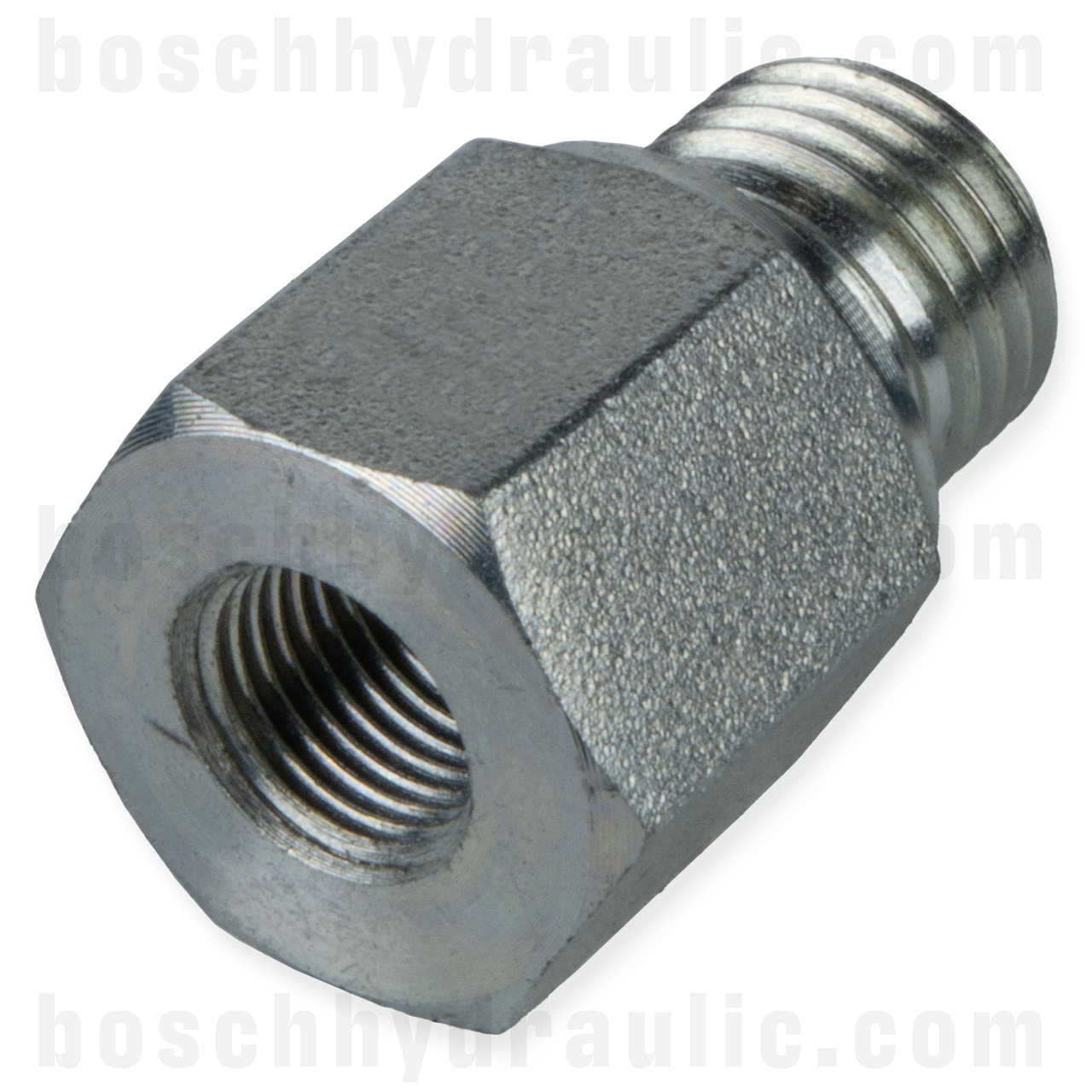 M8X1.0 METRIC PORT PARALLEL BONDED MALE X M10X1.0 METRIC PORT FEMALE