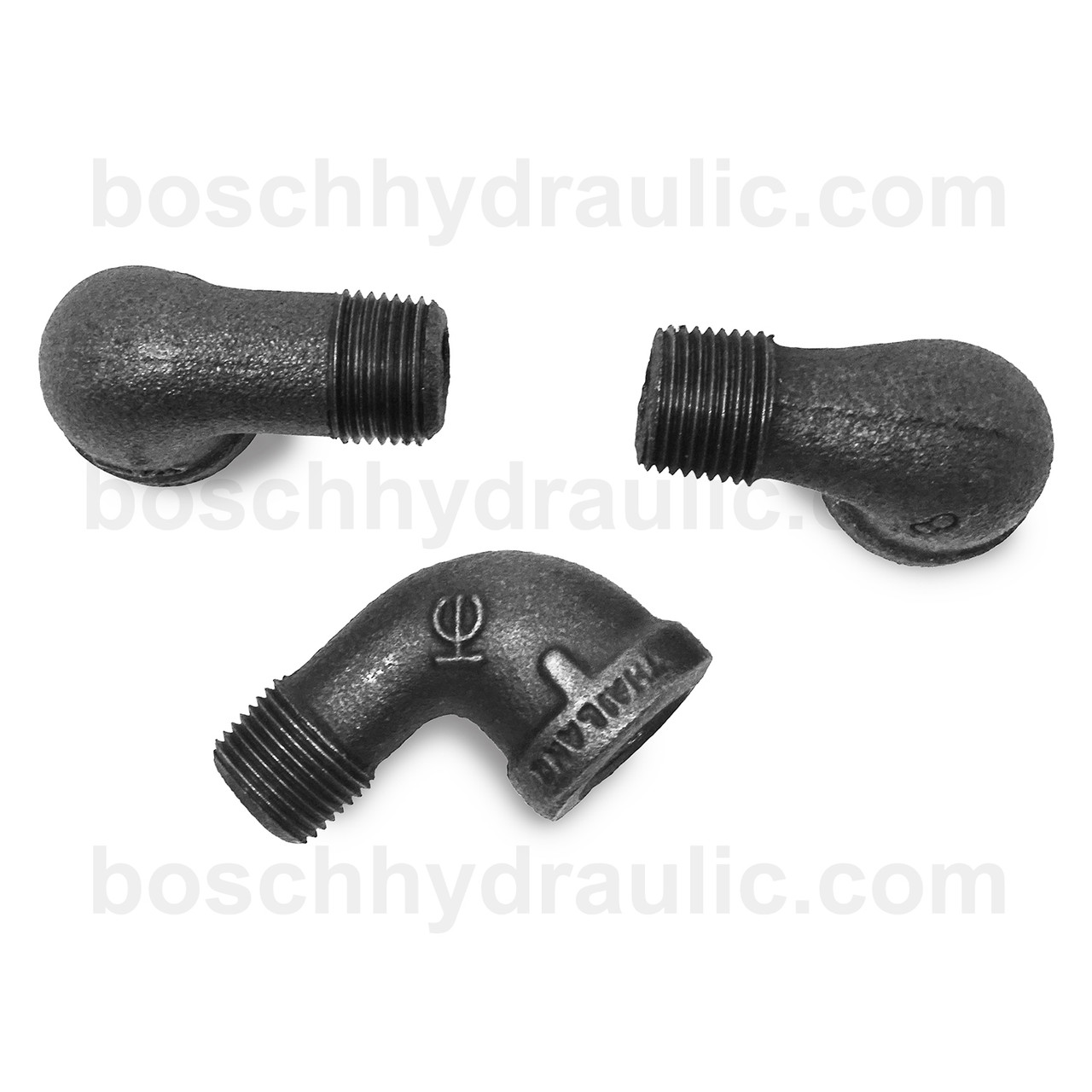 Black Pipe NPT M -06 X NPT F -06 90° Elbow