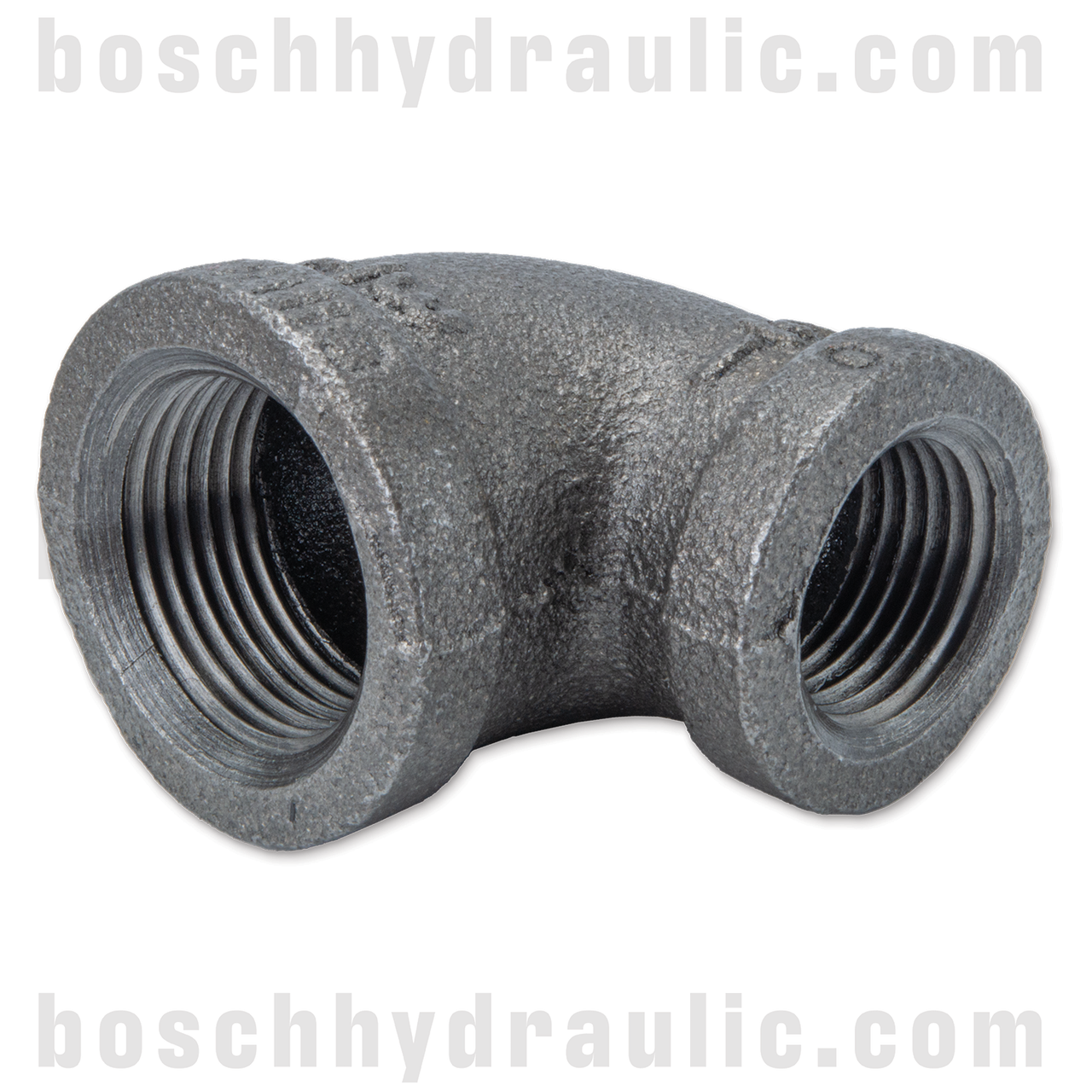 BLACK PIPE NPT F -12 X NPT F -08 90° ELBOW