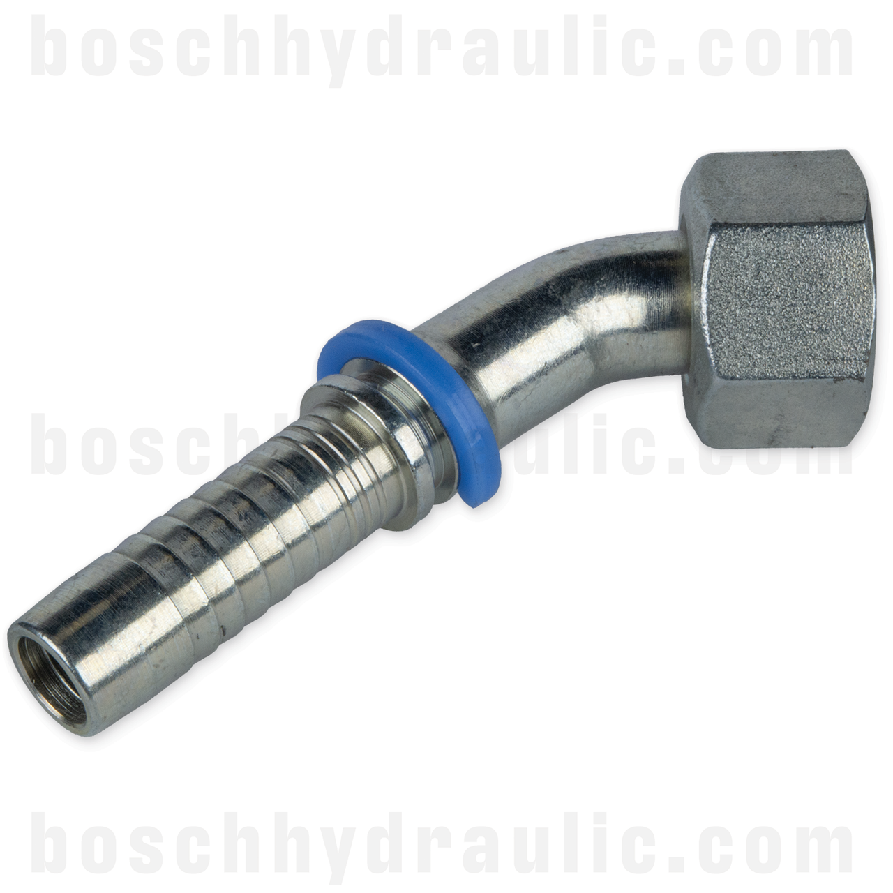 22L DIN FEMALE X -12 HOSE X SERIES 45°