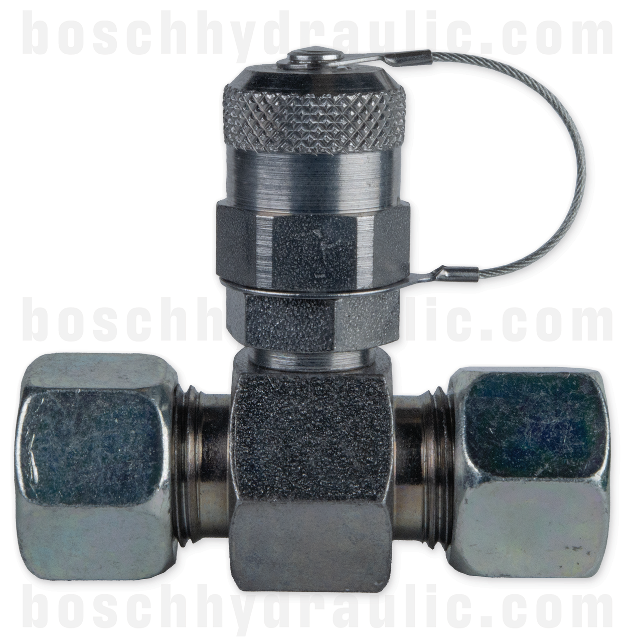 16S DIN MALE X M16X2.0 MALE PRESSURE TEST POINT BRANCH TEE