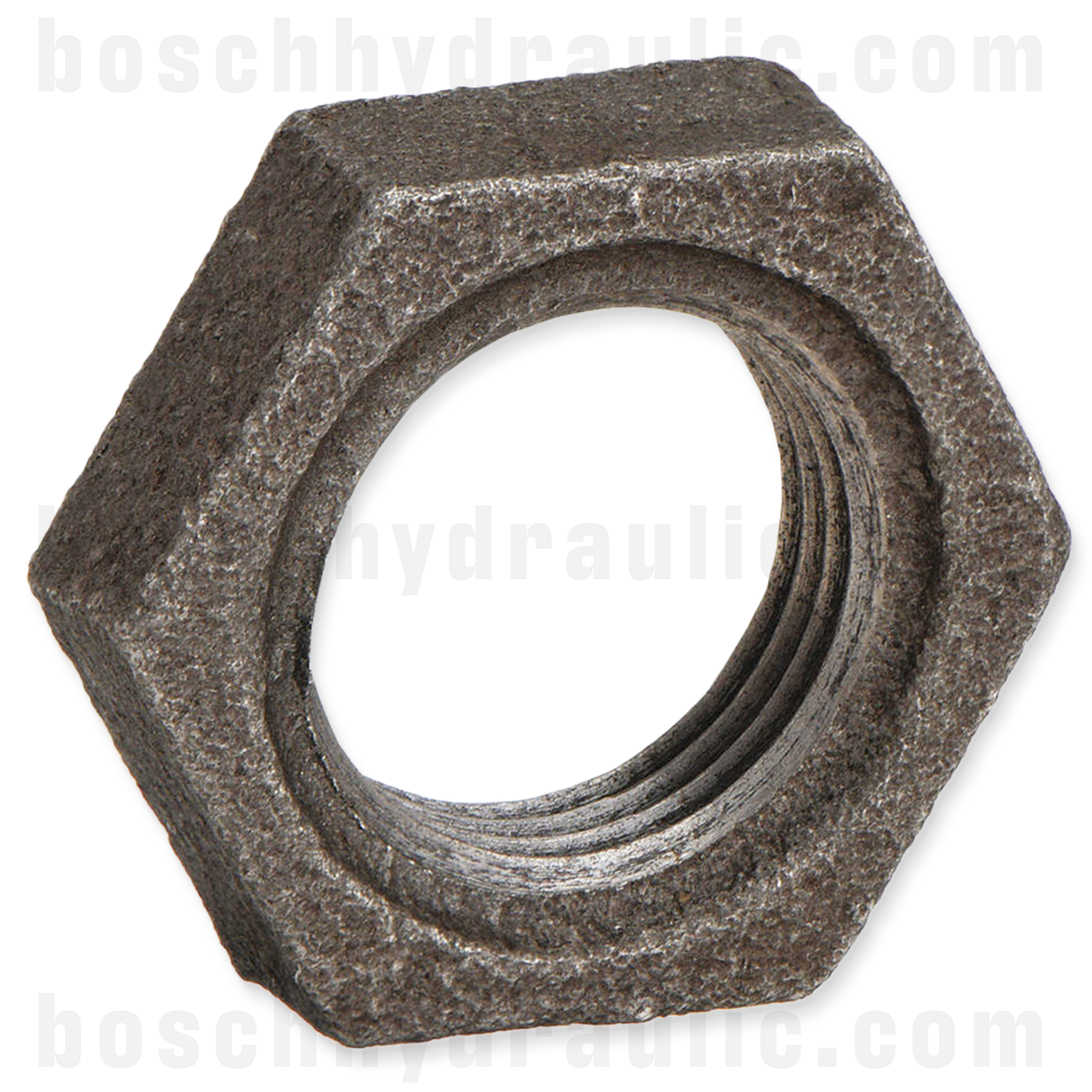 NPT -08 LOCK NUT BLACK PIPE