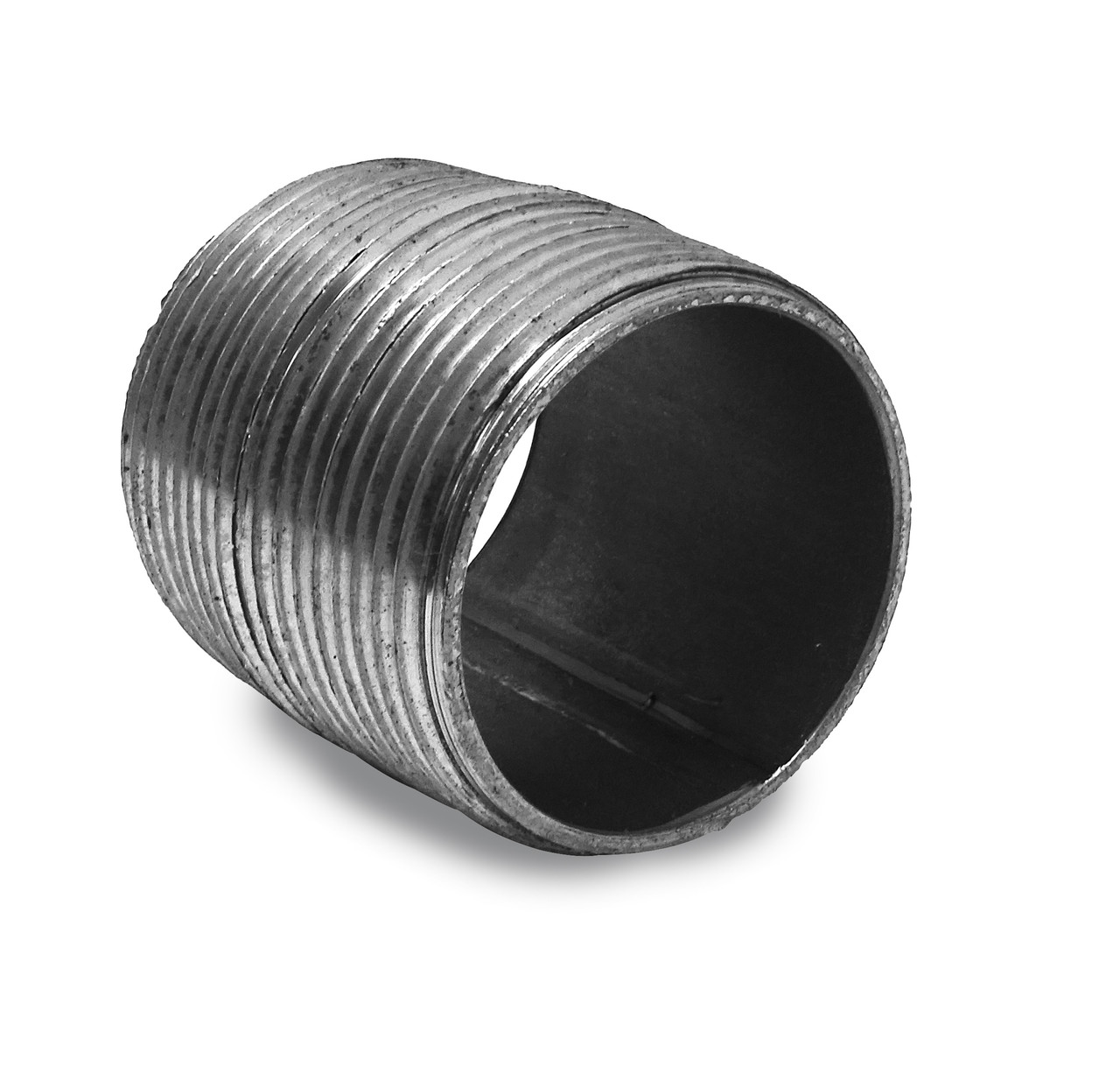 Black Pipe NPT -20 X NPT -20 Close Nipple